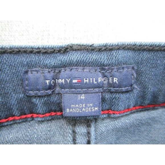 Tommy Hilfiger Jeans Womens 14 Blue Mid Rise Greenwich Skinny Stretch Denim - Picture 8 of 11